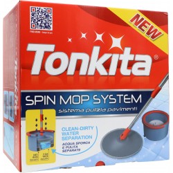 Tonkita Spin Mop System sistema pulizia pavimenti