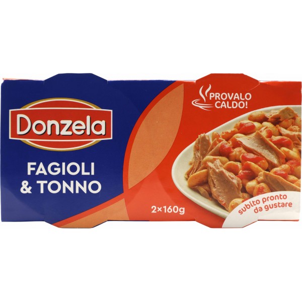 Donzela Fagioli & Tonno 2 x 160 g Donzela Fagioli & Tonno 2 x 160 g