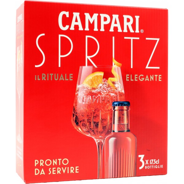 Campari spritz cl.17,5 cluster x3 Campari spritz cl.17,5 cluster x3