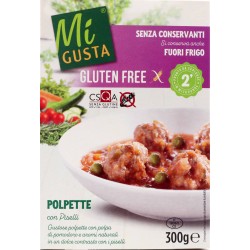 Mi gusta polpette con piselli s/g gr.300
