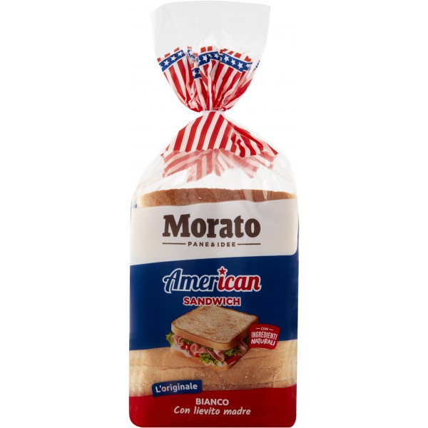 Morato American Pane Bianco Sandwich 550 g