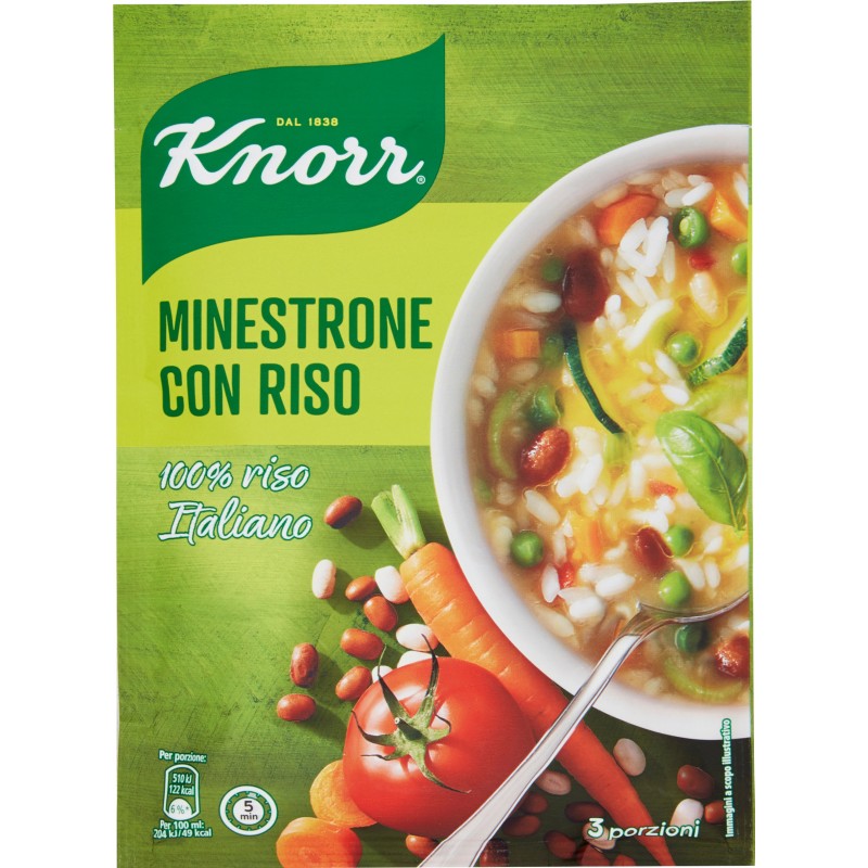 Knorr minestrone riso - gr.109