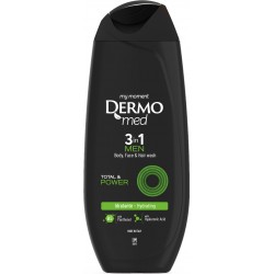 Dermomed men doccia 3in1 power ml.250