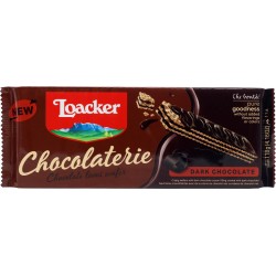 Loacker Chocolaterie Dark Chocolate Wafer ricoperti e con...