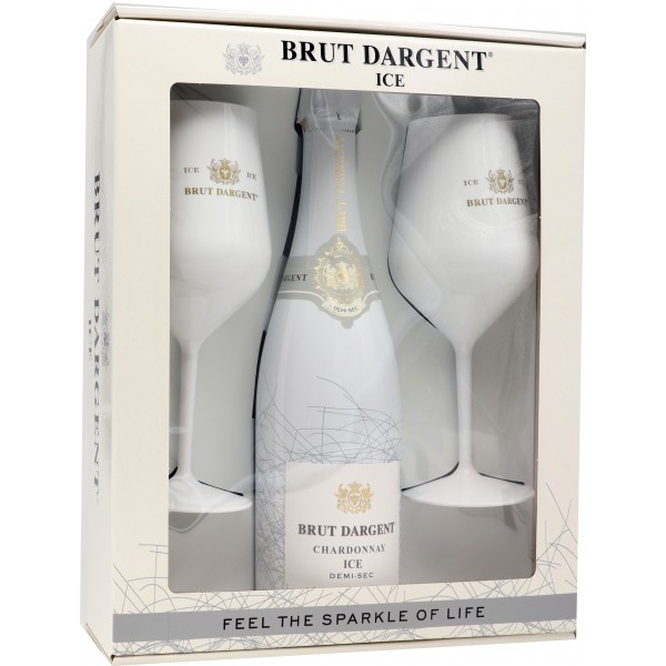 Brut dargent conf.chardon ice cl.75+2 bicchier Brut dargent conf.chardon ice cl.75+2 bicchier