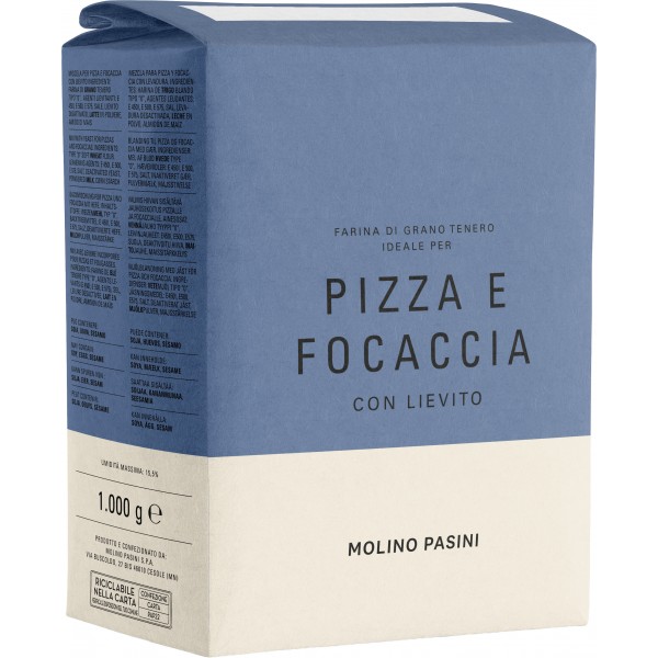 Molino Pasini farina pizza focaccia kg.1
