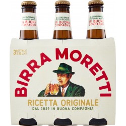 Moretti birra cl.33 cluster x 3