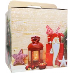 Scatola con maniglia cozy christ. cm.33x24x34